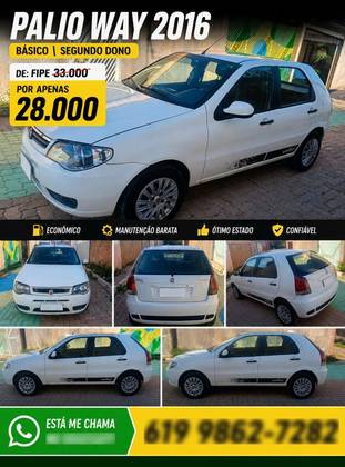 FIAT PALIO 1.0 MPI FIRE WAY 8V FLEX 4P MANUAL